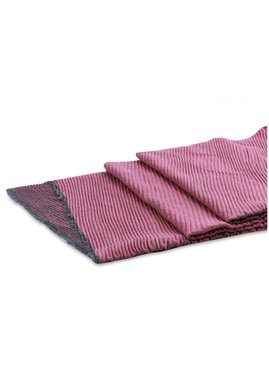 Двосторонній рифлений шарф рожевий 06-19821 06-19821