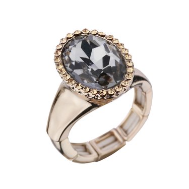 Кольцо-перстень с кристаллом Swarovski 24-19578 24-19578