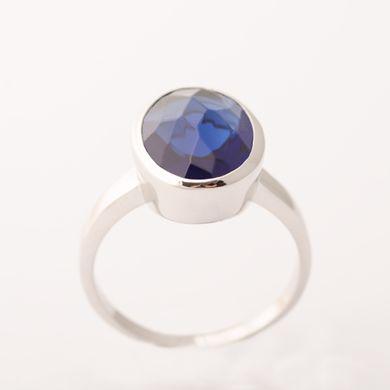 Перстень с сапфировым кристаллом 4964/24 4964/24-54